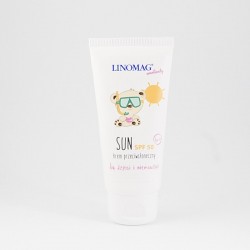 Linomag Sun SPF50 krem przecisłoneczny dla dzieci, 50 ml