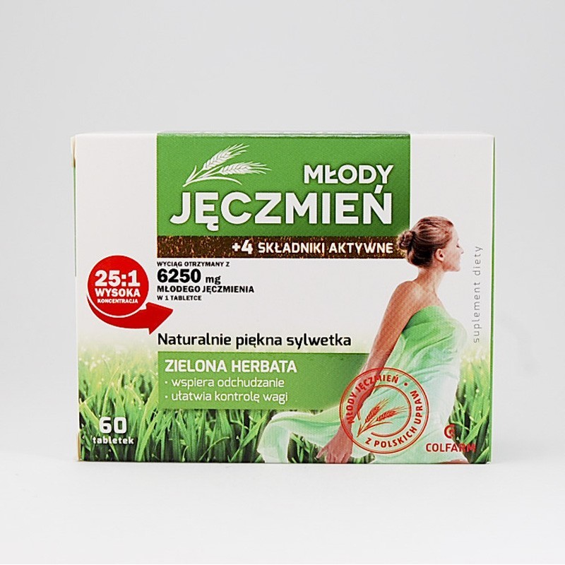 Młody jęczmień 60 tabletek 