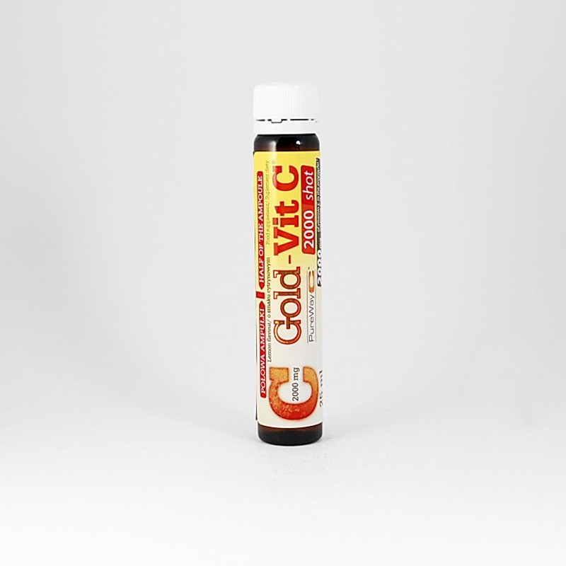 Olimp Gold-Vit C 2000 o smaku cytrynowym shot 25 ml 