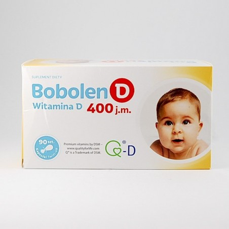 Bobolen D witamina D 400 j.m., 90 kapsułek twist-off