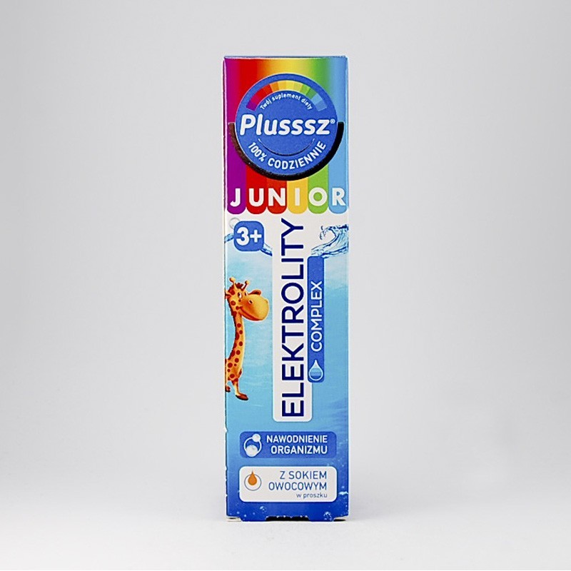Plusssz Junior Elektrolity complex, 20 tabletek musujących 