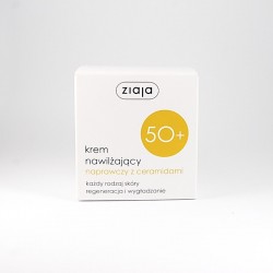 Ziaja Krem nawilżający - naprawczy z ceramidami 50+, 50 ml