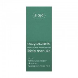 Ziaja Oczyszczanie Krem z kwasem migdałowym na noc 50 ml