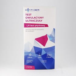 Test Owulacyjny LH FLH-U102H, 1 zestaw - 5 sztuk