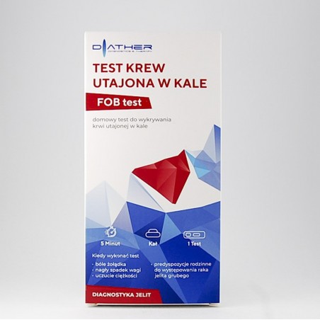 Test Krew utajona w kale, 1 zestaw