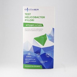 Test Helicobacter pylori antygen w kale, 1 zestaw