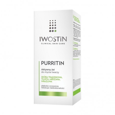  Iwostin Purritin aktywny żel do twarzy 150 ml 