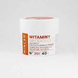 Mincer Pharma Witaminy młodości krem odżywczy półtłusty do twarzy, 50 ml