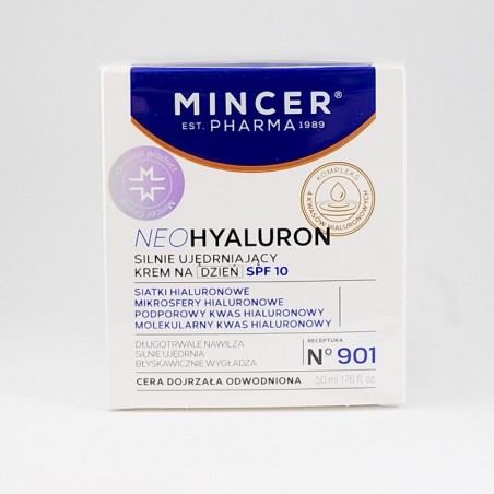 Mincer Pharma Neohyaluron krem na dzień silnie ujędrniający SPF 10, 50 ml