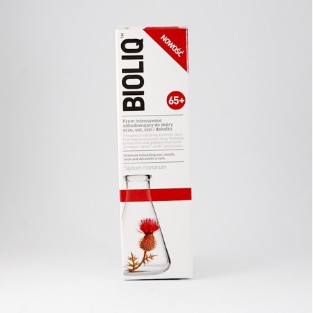  Bioliq 65+ Krem intensywnie odbudowujący do skóry oczu, ust, szyi i dekoltu 30 ml 
