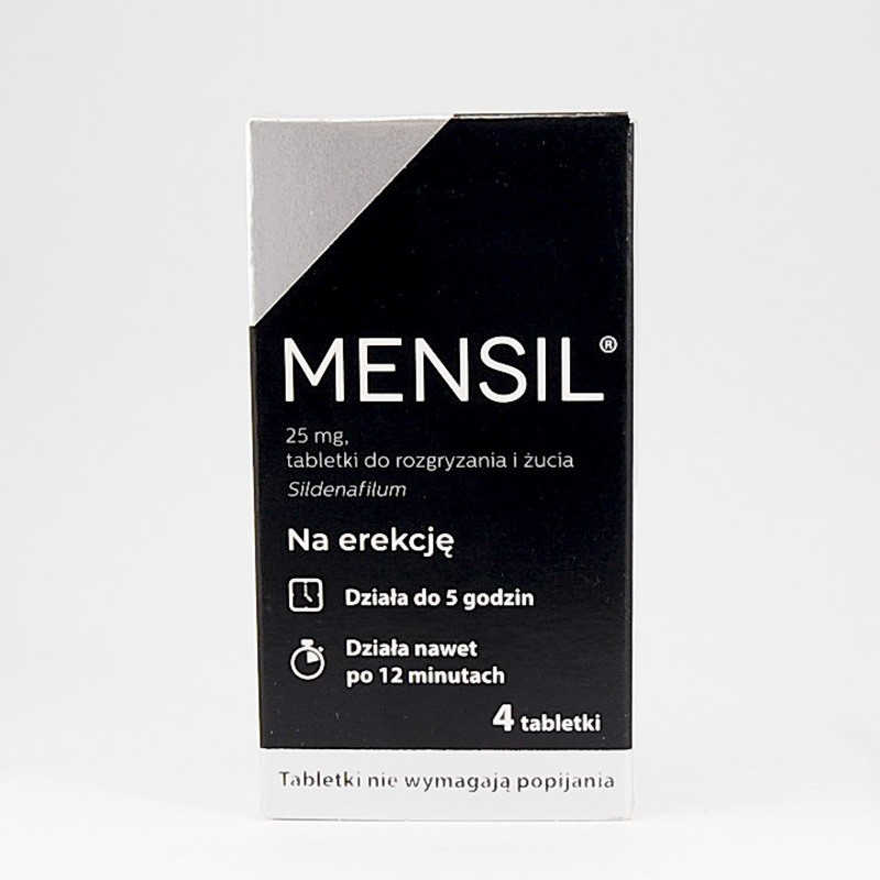 Mensil 25 mg, 4 tabletki 
