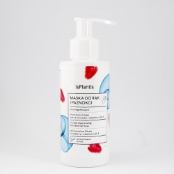 Maska silnie regenerująca do rąk i paznokci z filtratem śluzu ślimaka, maliną moroszka, wit A, B5 i E, 135 ml