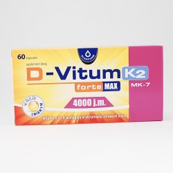 D-Vitum Forte Max 4000 j.m. K2, 60 kapsułek