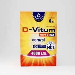 D-Vitum Forte Max aerozol 4000 j.m., 6 ml