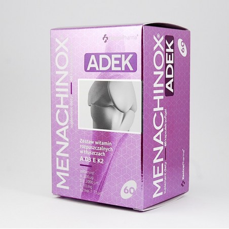 Menachinox ADEK, 60 kapsułek