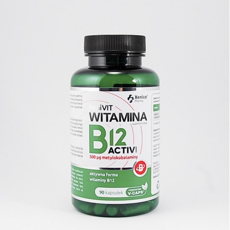  Witamina B12 Active, 90 kapsułek 