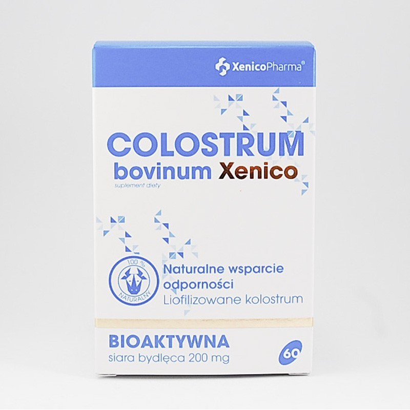 Colostrum bovinum Xenico 60 kapsułek 