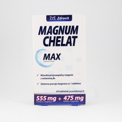 Zdrovit Magnum Chelat max, 28 tabletek
