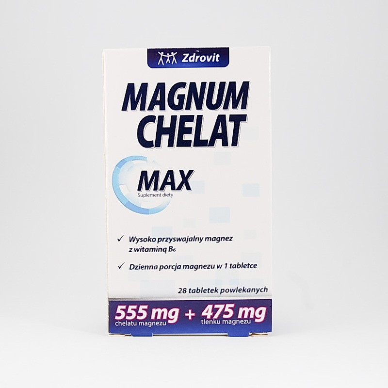 Zdrovit Magnum Chelat max, 28 tabletek 