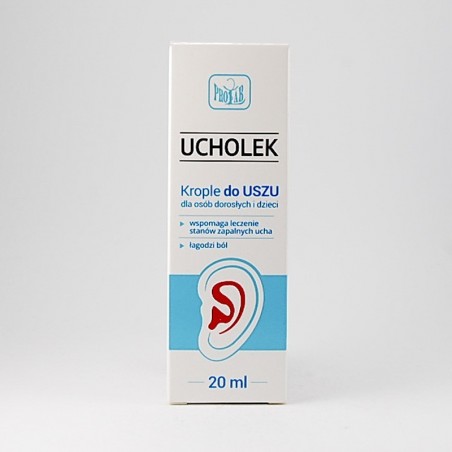  Ucholek krople do uszu, 20 ml 