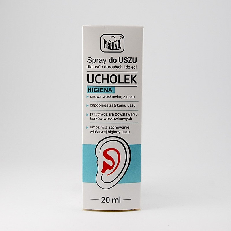 Ucholek Higiena spray do uszu 20 ml 