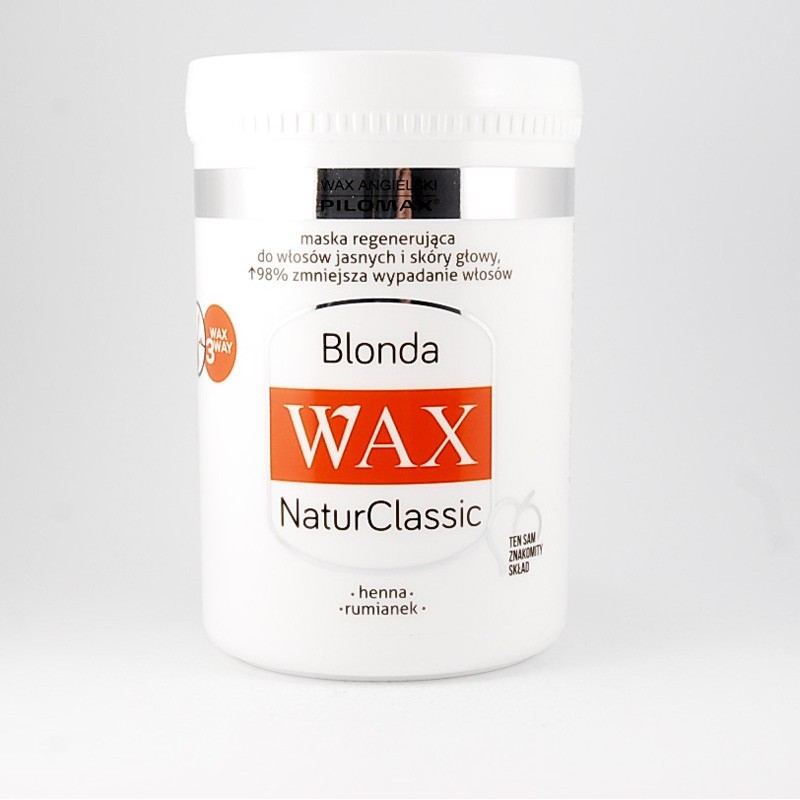 Wax ang Pilomax maska blonda do włosów jasnych, 480 ml 