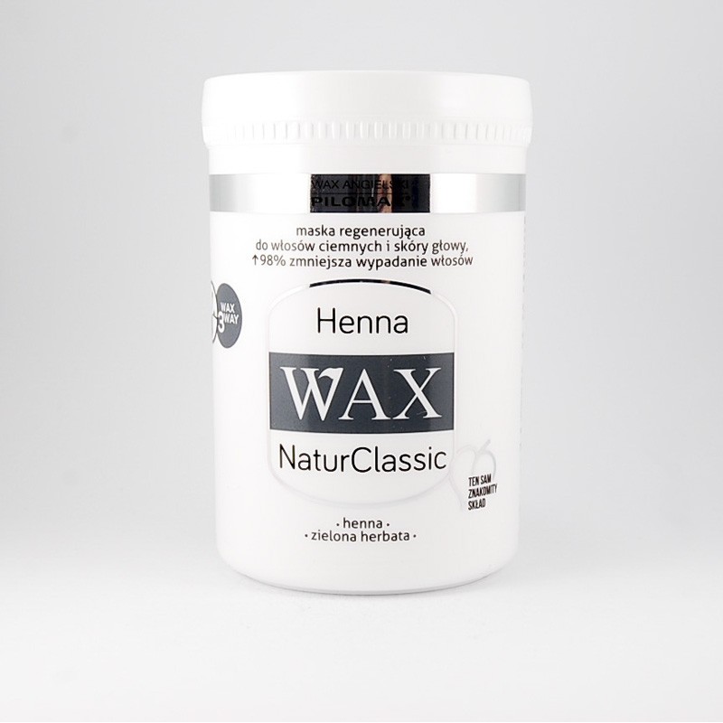 Wax ang Pilomax maska henna do włosów ciemnych, 480 ml 
