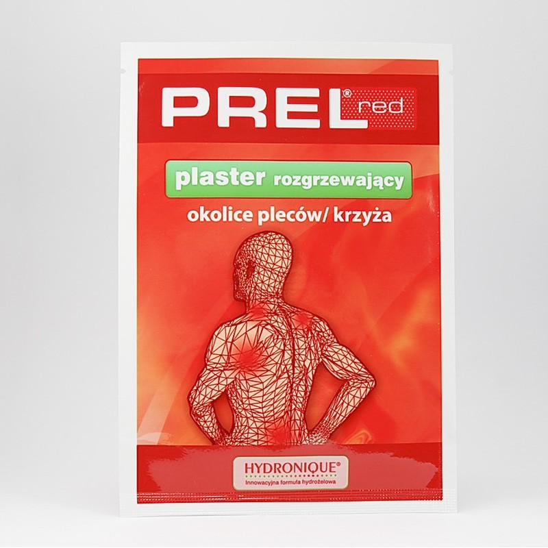 Plaster rozgrzewający Prel Red 1 sztuka 