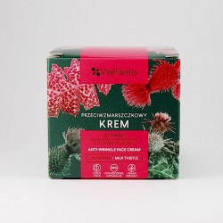 Vis Plantis Przeciwzmarszczkowy krem do twarzy z pierwszymi oznakami starzenia - ostropest, 50 ml
