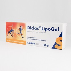 Diclac Lipogel żel 10 mg/g, 100 g