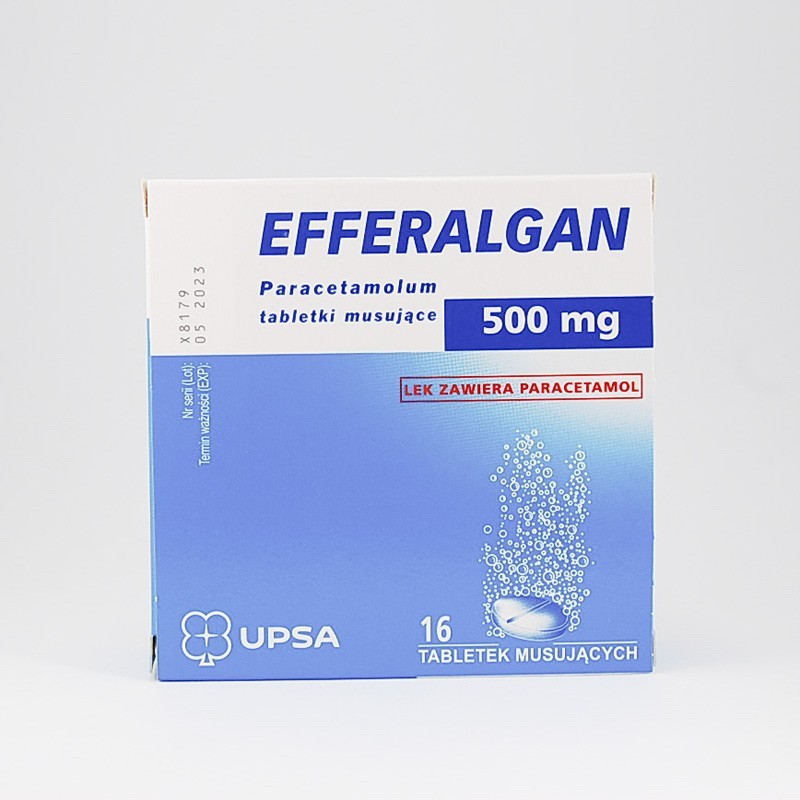 Efferalgan 0.5 g, 16 tabletek musujących 
