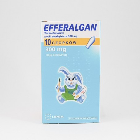  Efferalgan 300 mg, 10 czopków 