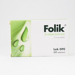 Folik 0,4 mg, 60 tabletek