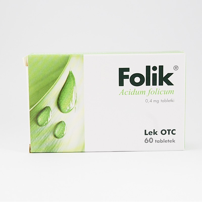 Folik 0,4 mg, 60 tabletek 