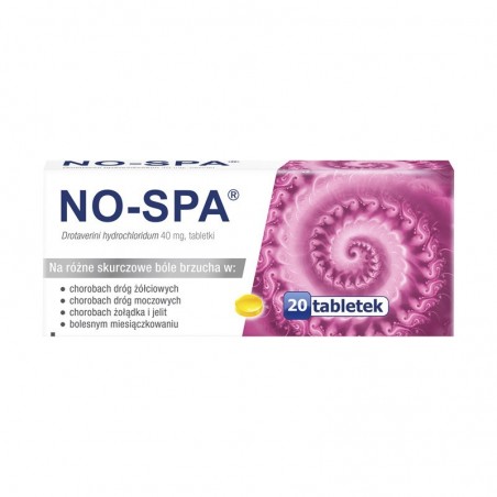  No-spa 40 mg, 20 tabletek 