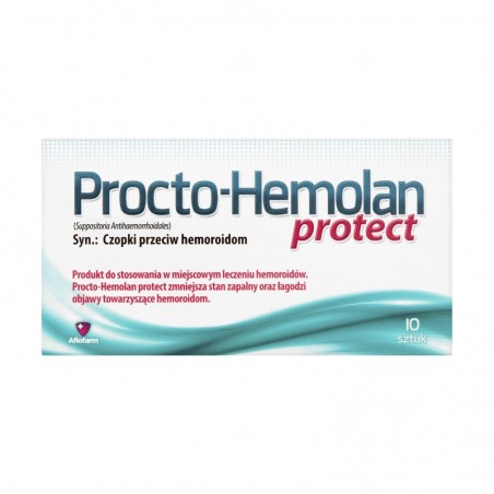  Procto-Hemolan protect 10 czopków 