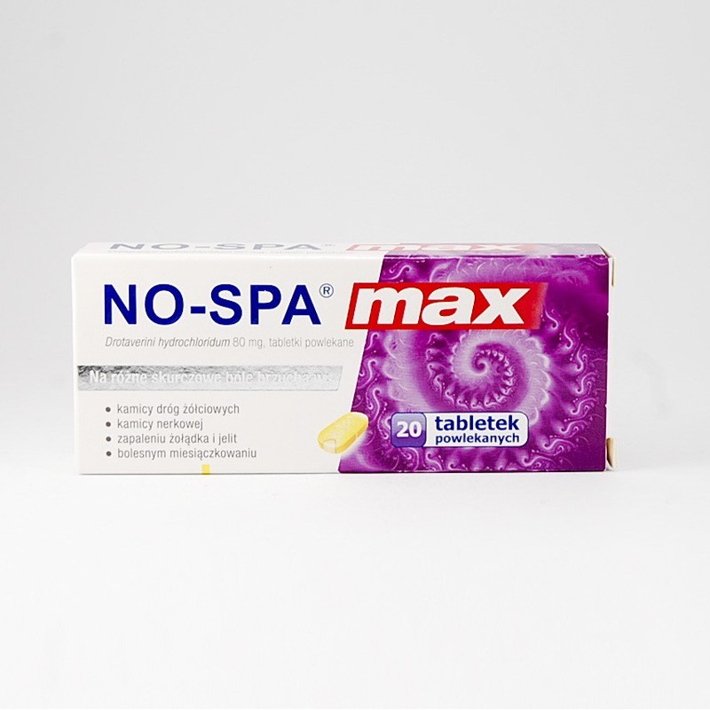 No-Spa Max 80 mg, 20 tabletek 