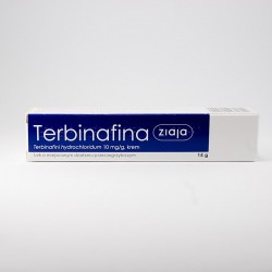 Terbinafina Ziaja krem 0,01 g/g, 15 g
