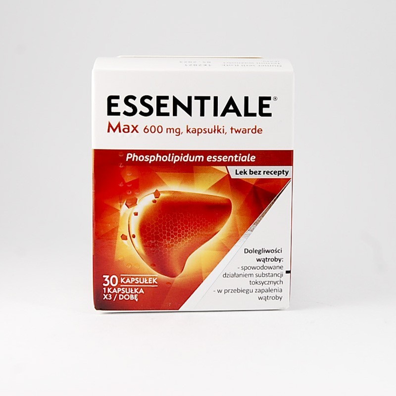 Essentiale Max 600 mg, 30 kapsułek 
