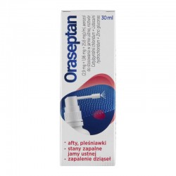 Oraseptan aerozol do stosowania w jamie ustnej, 30 ml