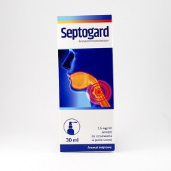 Septogard 1,5 mg/ml aerozol do stosowania w jamie ustnej 30 ml
