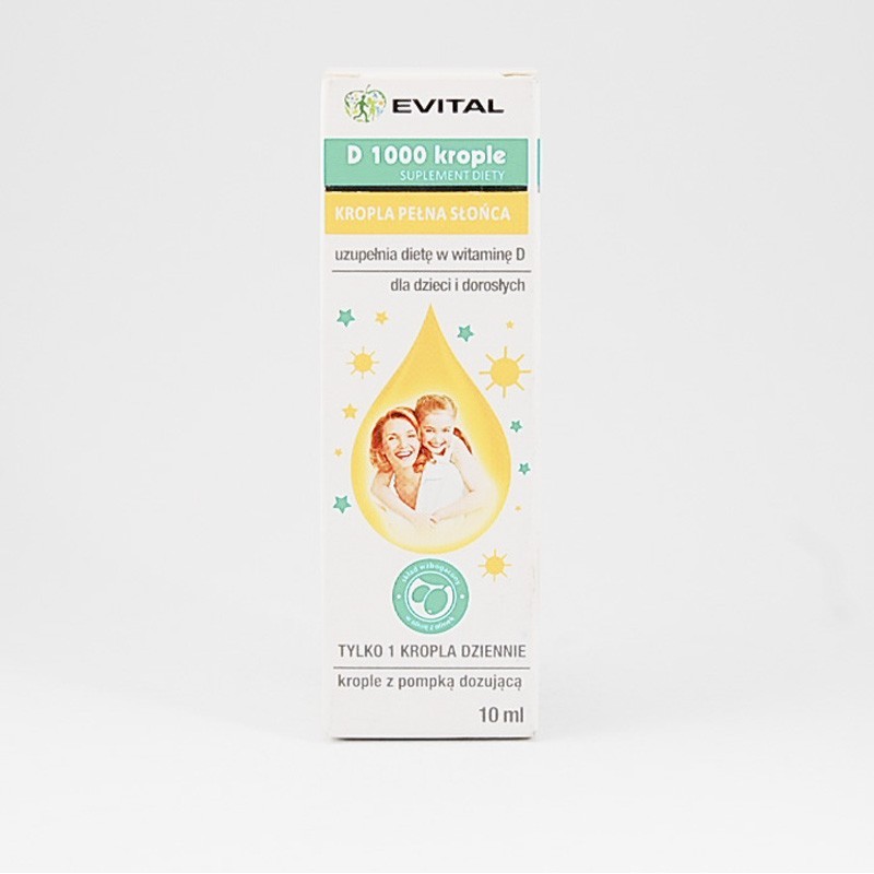 Evital D 1000 krople doustne 10 ml 