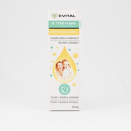 Evital D 1000 krople doustne 10 ml