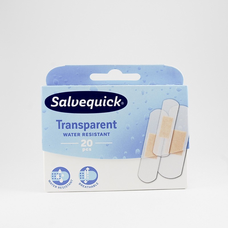 Plastry Salvequick Transparent 20 sztuk 