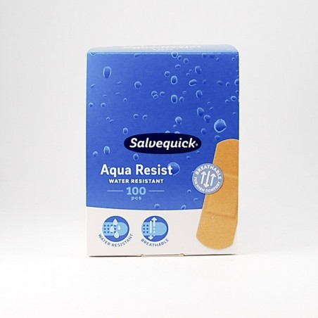  Salvequick Aqua Resist, plastry wodoodporne, 19 mm x 72 mm, 100 sztuk 