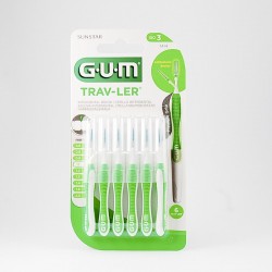 Sunstar GUM trav-ler szczoteczka międzyzębowa 1,1 mm, 6 sztuk