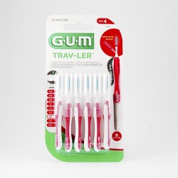 Sunstar GUM trav-ler szczoteczka międzyzębowa 1,4 mm, 6 sztuk