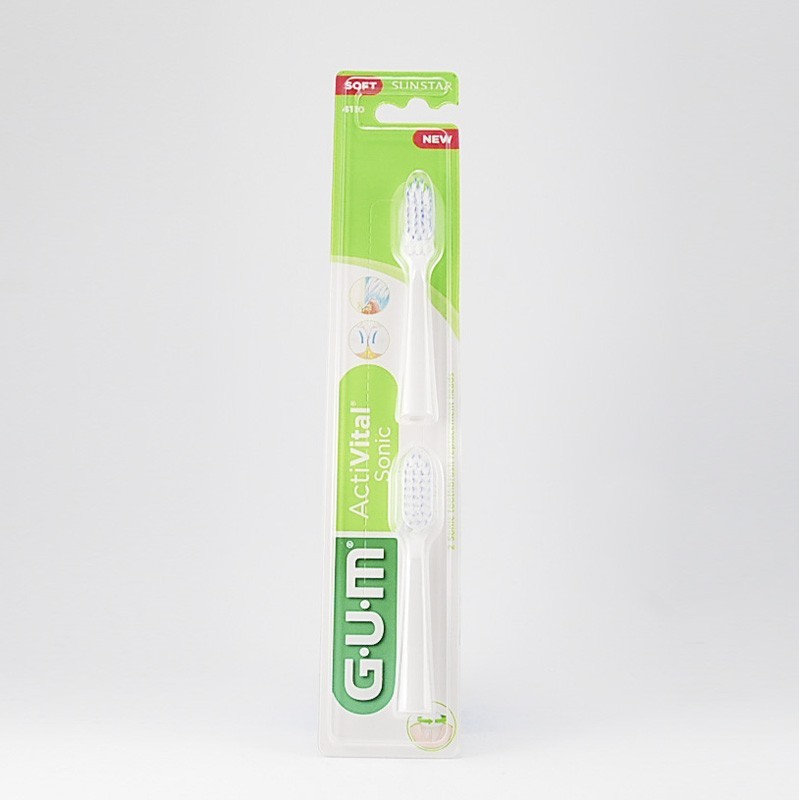 Sunstar GUM wymienne końcówki do szczoteczki sonicznej ActiVital 