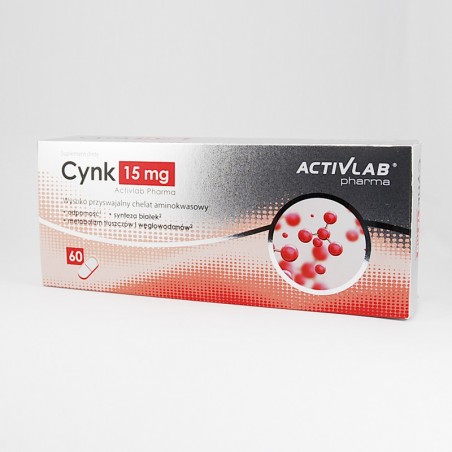 Cynk 15mg 60 kapsułek Activlab