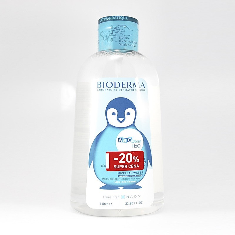 Bioderma ABCDerm H2O płyn micelarny 1000 ml 